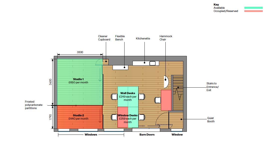 Private Studio & Desk Space for Individuals + Small Companies | Kennington, Elephant & Castle – photo 5